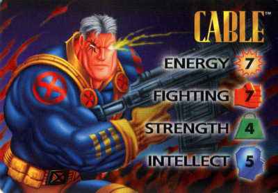 Cable 4-Grid Character Card